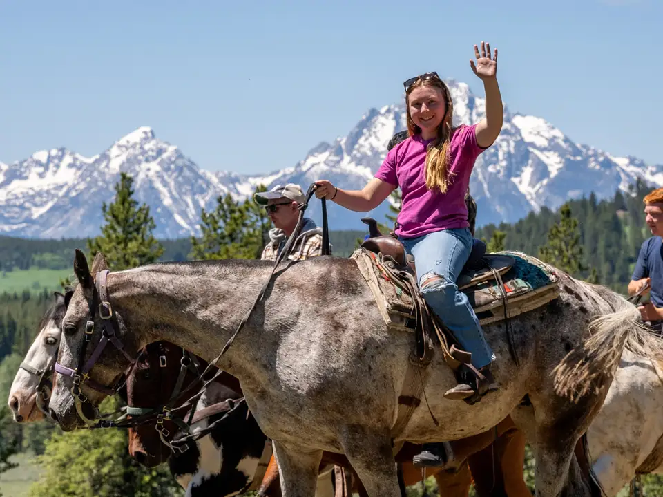 horseback riding in grand teton